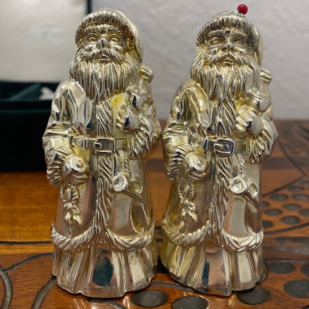 Silver Treasure by Godinger‎ Salt and Paper Shakers, Silver Plated, Vintage